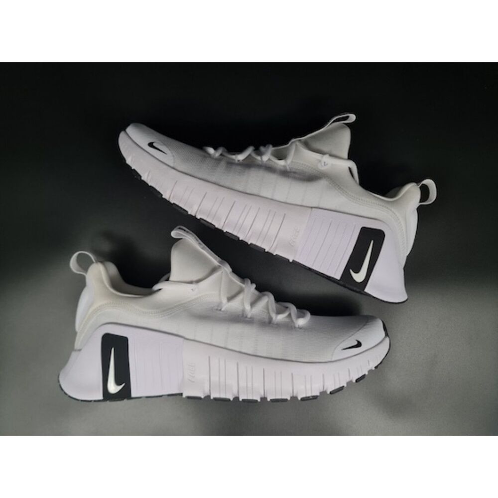 Nike Free Metcon 6 White Black. SIZE 8 - FJ7127-101